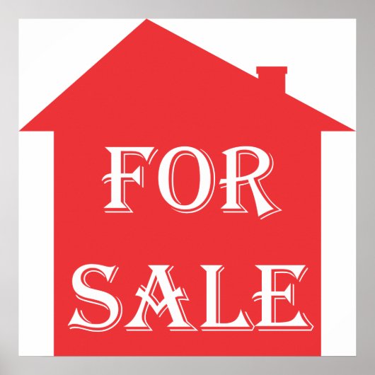 POSTER MAISON À VENDRE (Devant)
