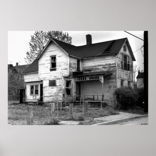 Poster Maison abandonnée (Devant)