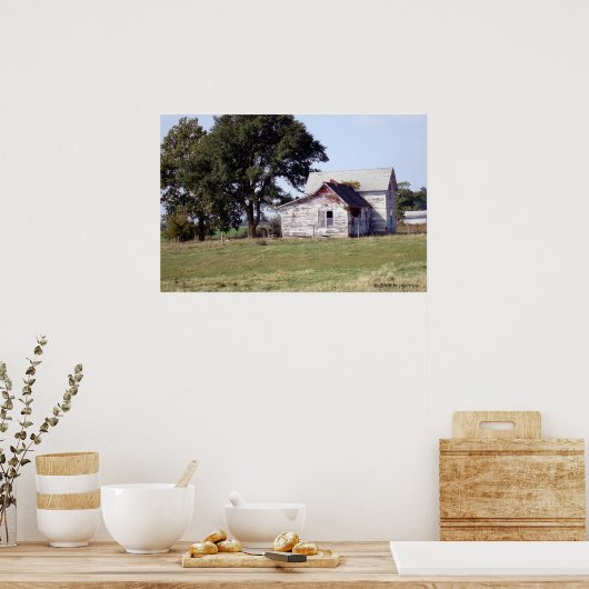 Poster Maison abandonnée dans le pays (Cuisine)
