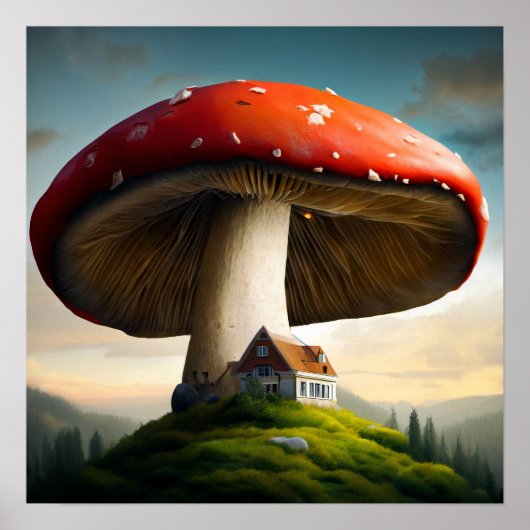 Poster Maison Amanita Muscaria (Devant)