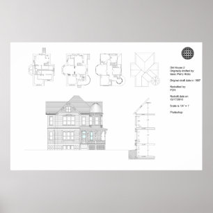 Poster Maison ancienne 2