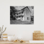 Poster Maison ancienne au pont du château vert (Cuisine)