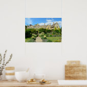 Poster Maison anglaise avec jardin fleuri (Cuisine)