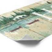 Poster Maison au bord du lac (Coin)