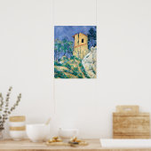 Poster Maison aux murs craqués Paul Cezanne Post Imp (Cuisine)