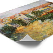 Poster Maison avec Tournesol Van Gogh Art (Coin)