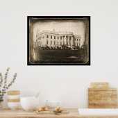 Poster Maison Blanche DC Daguerreotype 1846 (Cuisine)