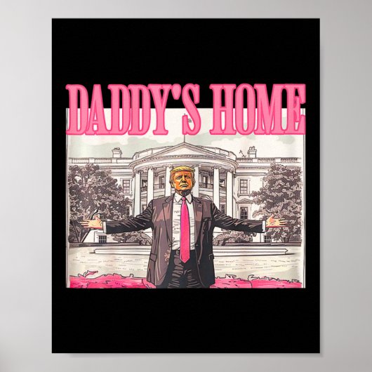 Poster Maison Blanche de Trump Daddy 2024 (Devant)