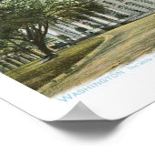 Poster Maison Blanche, Washington DC Vintage (Coin)