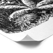 Poster Maison dans le village Arfak de Memiwa, Nouvelle-G (Coin)