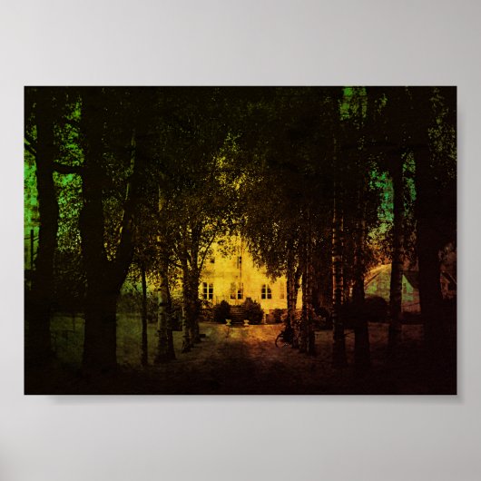 Poster Maison dans les bois (Devant)