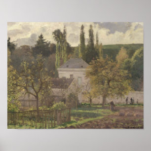 Poster Maison dans l'Hermitage, Pontoise, 1873