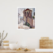 Poster Maison D'Arbre De Modigliani Amedeo (Cuisine)