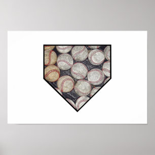 Poster Maison de base-ball