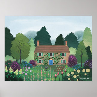 Poster Maison de campagne anglaise