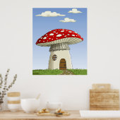 Poster Maison de champignons (Cuisine)