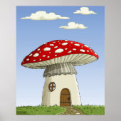 Poster Maison de champignons (Devant)