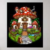 Poster Maison de champignons (Devant)