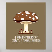 Poster Maison de champignons Automne automne (Devant)