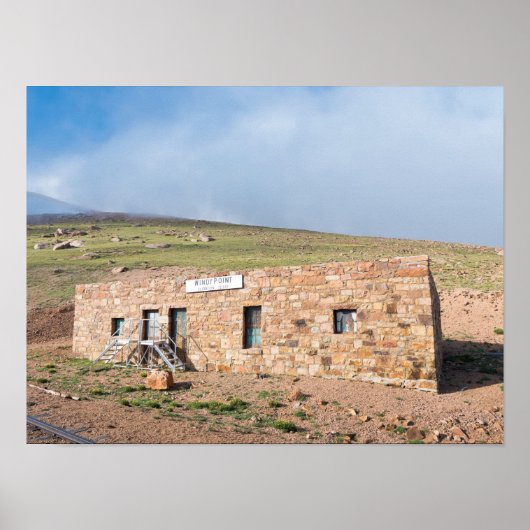 Poster Maison de la gare à Pikes Peak (Devant)