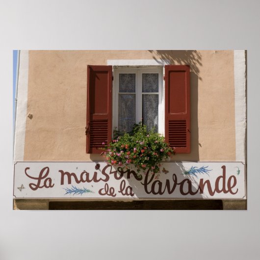 Poster Maison de la Lavande, Place du Couwert, (Devant)