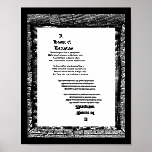 Poster Maison de la tromperie (Devant)