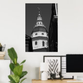 Poster Maison de l'État du Maryland - Annapolis Mary (Bureau à domicile)
