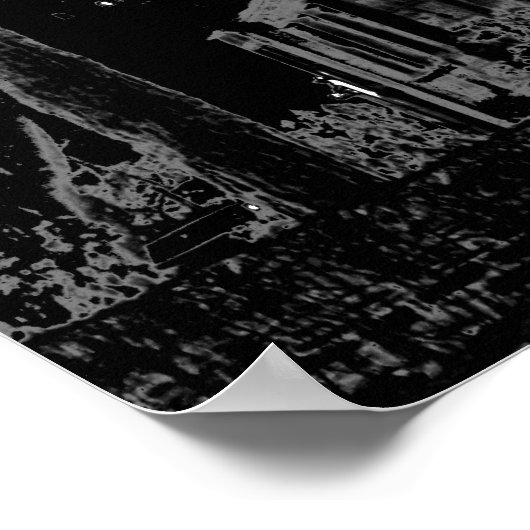 Poster Maison de nuit (Coin)