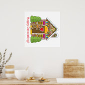 Poster Maison de pain d'épices (Cuisine)