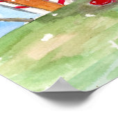 Poster Maison de pain d'épices et Lollipops (Coin)