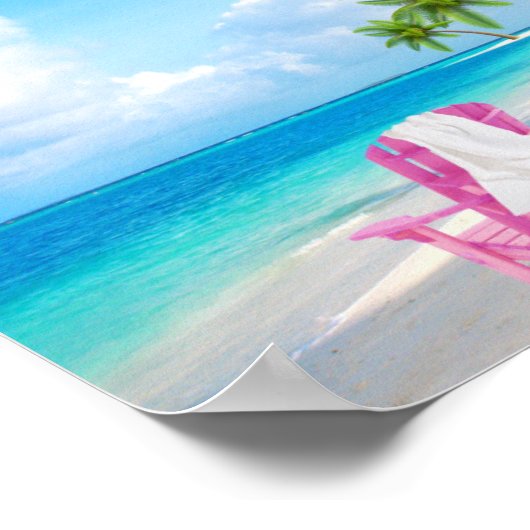 Poster Maison de plage (Coin)