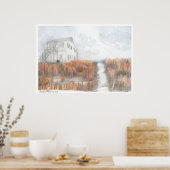 Poster Maison de plage (Cuisine)