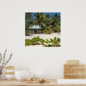 Poster Maison de plage des îles Caïmans (Cuisine)