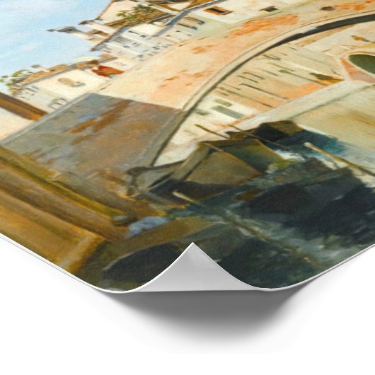 Poster Maison de Tintoretto, Venise (1874) (Coin)