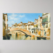 Poster Maison de Tintoretto, Venise (1874) (Devant)