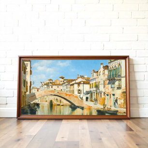 Poster Maison de Tintoretto, Venise (1874)