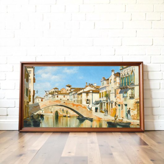 Poster Maison de Tintoretto, Venise (1874)