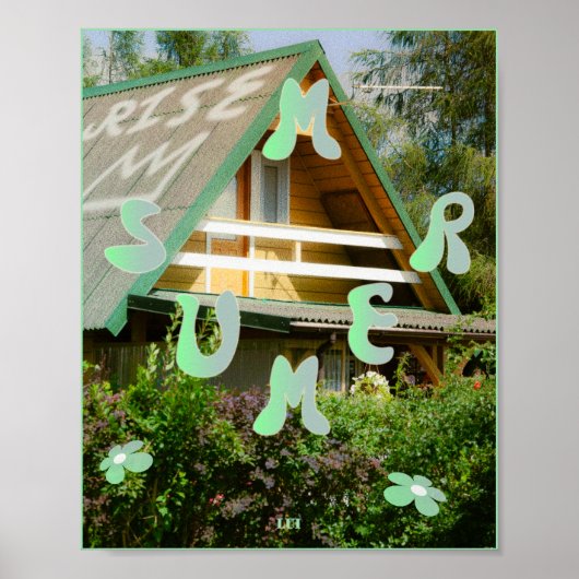 Poster Maison de vacances (Devant)