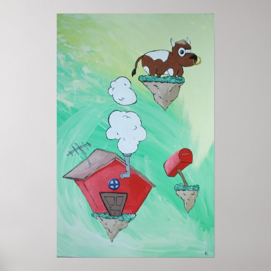 Poster Maison de vache (Devant)