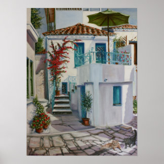 Poster Maison de ville de Skiathos