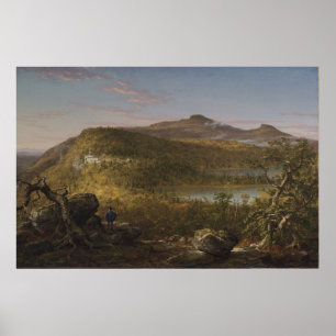 Poster Maison des deux lacs et des montagnes — Thomas Col