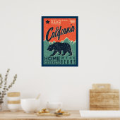 Poster Maison des Ours Yosemite | Californie (Cuisine)