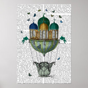 Poster Maison des papillons