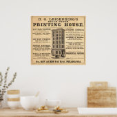 Poster Maison d'imprimerie de Leisenring (Cuisine)