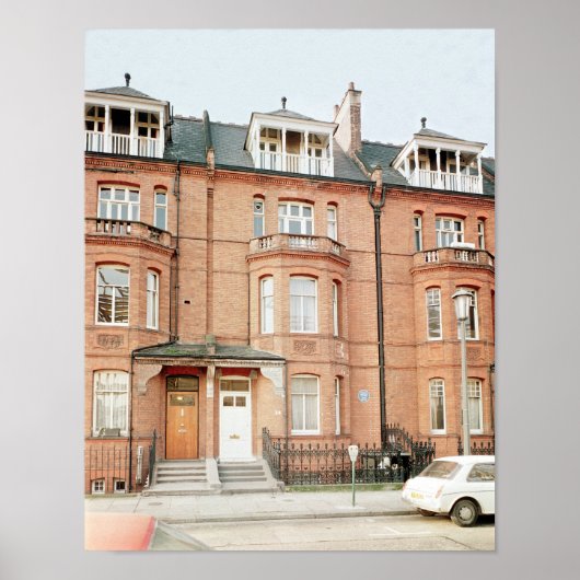 Poster Maison d'Oscar Wilde à Tite Street, Chelsea (Devant)