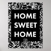 Poster Maison douce maison. Art mural. (Devant)