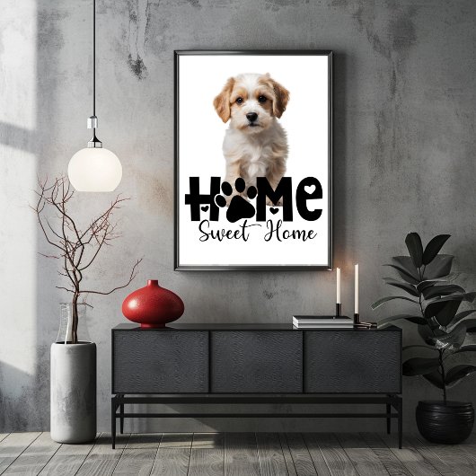 Poster Maison Douce Maison Chien