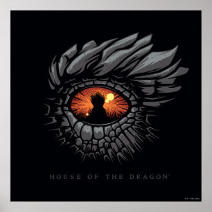 Poster MAISON DU DRAGON Dragon's Eye Fer Throne