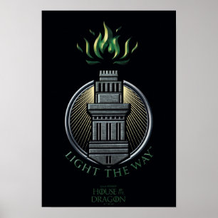 Poster MAISON DU DRAGON House Hightower Sigil