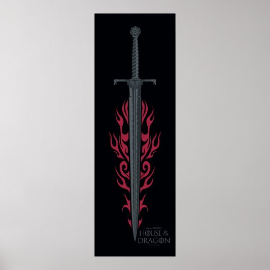 Poster MAISON DU DRAGON | King Viserys Épée flamboyante (Devant)